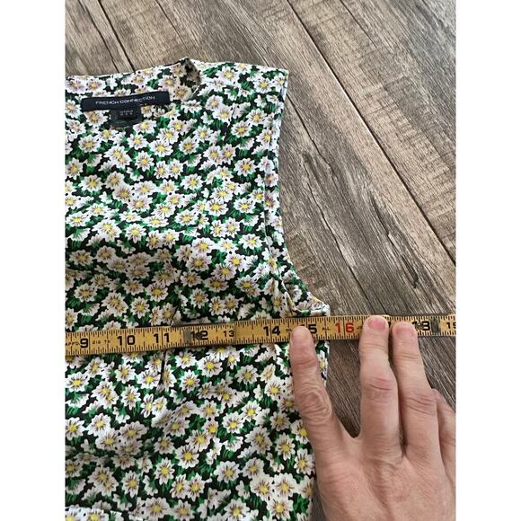 French Connection Women's Daisy Floral Scoop Neck Fit & Flare Dress Size 6 - Picture 8 of 9